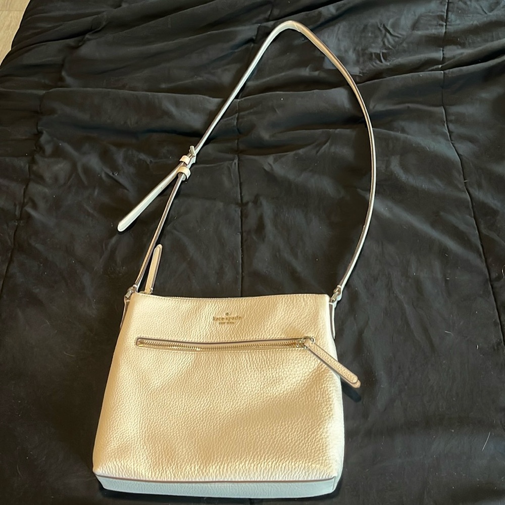 Kate spade cross body purse white